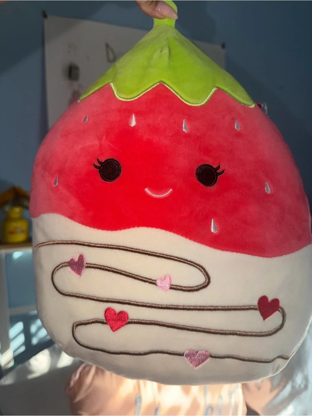 Squishmallows Scarlet Strawberry & Simone Shrimp Pink Valentine Plush Set plush